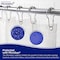 Kenney Mfg Microban Protected Medium Weight PEVA Shower Liner, 70in W x 72in H, Clear MB61160 - alternate 8